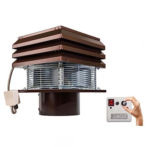 Aspirateur Extracteur Ventilateur D'aspiration Électrique De Fumée Pour Cheminèe rond de 25 cm 250 mm Modèle Professionnell Gemi Elettronica