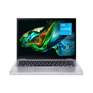 acer Aspire A3SP14-31PT-38YA Ordinateur portable convertible 3 Spin 14" 1920 x 1200 WUXGA IPS Touch Display, Intel Core i3, Intel UHD, 8 Go LPDDR5, 256 Go SSD, Wi-Fi 6, Win 11 Home en mode S, argent