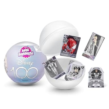 5 Surprise 77426 100 Years of Wonders, Mini Brands Disney Platinum Limited Edition, capsule surprise, véritable jouet de collection Miniature Brands, unique