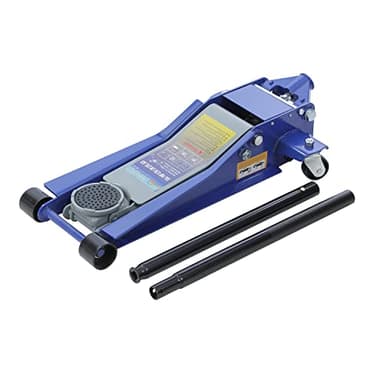KATSU Cric Hydraulique Rouleur à Profil Bas 3T Hauteur de Levage Max 505 mm Outil de Levage de Garage pour Voiture, Camion, Remorque, Réparation Auto