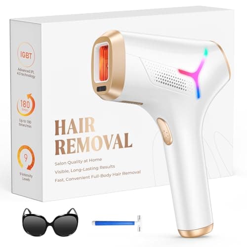 Haarlosy IPL Épilateur Lumière Pulsée Professionnel - 3 en 1 [HR/SR/HR+], 22J Lumiere Pulsee Sans Douleur pour Visage/Aisselles/Bikini, Appareil Épilateur Laser Hair Removal Définitif Femmes/Hommes