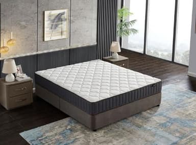 IZTOSS Matelas Mousse 160 x 200CM,Epaisseur 14CM,Matelas 2 Personnes, Moelleux et Respirant, Emballé sous Vide (Epaisseur 14CM)
