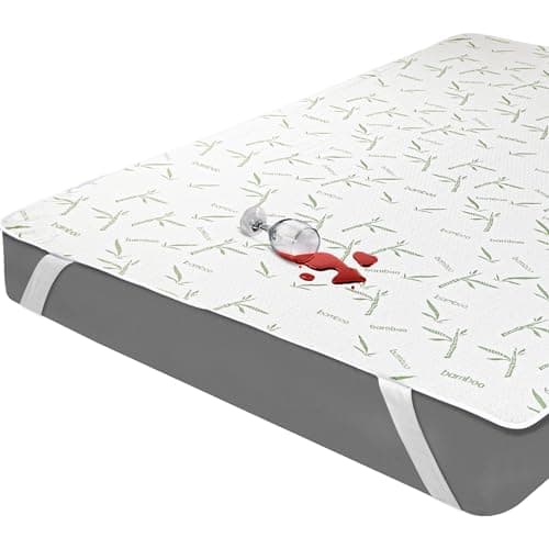 Utopia Bedding Protège Matelas 140 x 190 x 30 cm Imperméable, Viscose Douce, 4 Coins Elastiques, Certifié Oeko TEX, Alèse Drap Housse, Matelas Couvre, Respirant