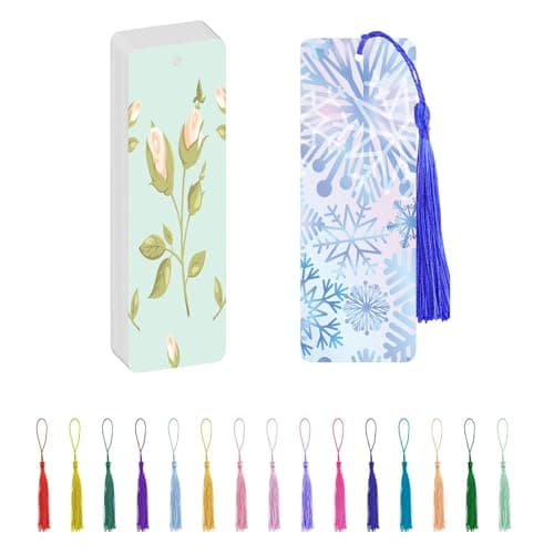 50 Feuilles Papier Aquarelle 300g Coton, 15 x 5 cm Bloc Aquarelle, Papier Marque-page Papier pour Aquarelle Blanc, DIY Marque Page pour Peinture, Cartes Postales, Cartes de Vœux, avec 15 Pompons