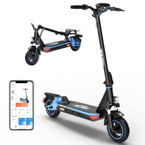 RCB TECH R10S Trottinette Électrique, Batterie 48V 16,8Ah, Double Freinage, 10” Pneus, avec Clignotants, Écran LED, Trottinette Électrique Pliable, Cadeau pour Adultes et Adolescents