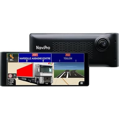 GPS Poids Lourd 7 Pouces NaviPro Assist GPS pour Camion, Bus, Voiture, Europe 48 Pays, Caméra de Route Intégrée, Dashcam HD, Mise à Jour Gratuite à Vie