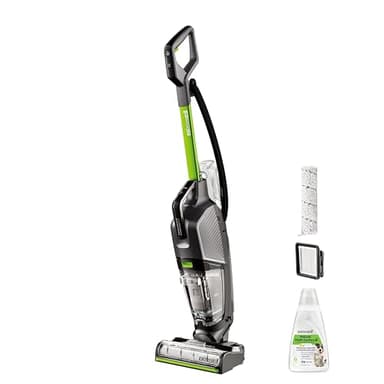 BISSELL CrossWave HydroSteam PET, Aspirateur Balai Laveur à Câble, Aspire, Lave & Sèche, Nettoyeur Vapeur Puissant, Idéal pour Ménages avec Animaux Domestiques, Nettoyeur a Eau Multi-surfaces, 3517N