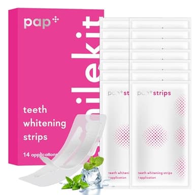 28 Pcs Bande Blanchiment Dentaire Whitening Strips,Bandes de blanchiment des dents,Bandes de Dentaire,Dents Whitening,Éliminent Efficacement les Taches