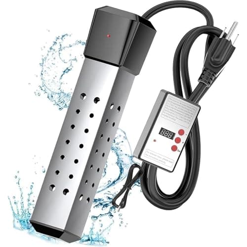 Chauffe-Eau À Immersion 2500W, Chauffe-Piscine, Chauffe-Baignoire, Chauffe-Eau À Immersion Électrique, Minuterie d'arrêt Automatique, Modèle À Température Constante