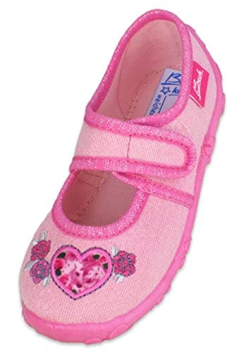 Beck Fille Darling Chaussons Bas, Rose, 33 EU