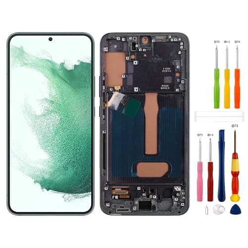 SwarKing Écran numérique TFT de rechange compatible avec Samsung Galaxy S22 Plus (pas d'empreintes digitales) Écran LCD tactile Digitizer Montage avec outil de réparation