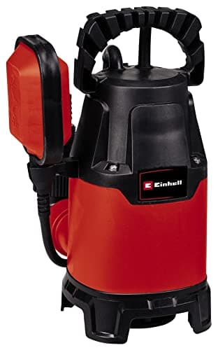 Einhell Pompe d’évacuation pour eaux chargées GC-DP 3325 (330 W, débit 9 500 L/h, hauteur de refoulement max. 6 m, particules de Ø 25 mm)
