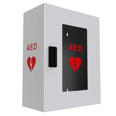 ISOP Armoire de Rangement pour Défibrillateur AED | Boîte de Premiers Secours Murale | AED Installation Murale D'armoire | Boîte pour Appareil Cardiaque pour Mur