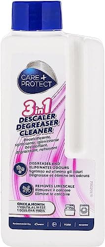 CARE+PROTECT Détartrant Liquide 3 EN 1: Détartre - Dégraisse - Désinfecte - Nettoyant Universel Pour Lave-Vaisselle et Lave-Linge - Elimine le Calcaire