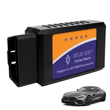 BOULESENM OBD Bluetooth, Lisez & Effacez Les Codes Erreurs en 4 Min,OBD Diagnostic Français,Boitier Diagnostic Auto,Compatible Tous Véhicules, Android & iPhone,avec Android Windows