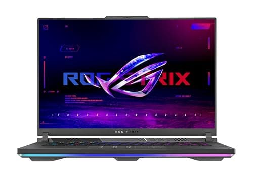 ASUS ROG STRIX-G16-G614JI-N3082W PC Portable Gamer 16" FHD+ 165Hz Intel Core i7-13650HX RTX 4070 8 GB TGP 140W 32Go RAM DDR5 1TO SSD MVMe M.2 PCIe4, Windows 11Home Clavier AZERTY Rétroéclaire RGB