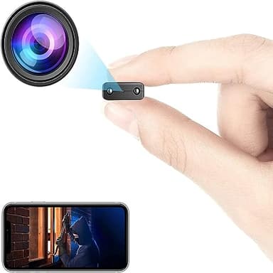 Petite Camera Espion sans Fil de Sécurité sans Fil Cachée, Mini Caméra de Nounou pour Animal Domestique, Bébé, Intérieur et Extérieur