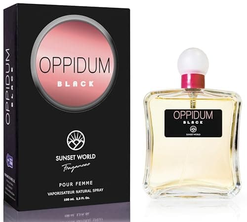Oppidum Black - Compatible et Inspirés par Black Opium. Eau De Cologne Intense 100 ml, Parfum Pheromone pour Femme, Parfum Generique
