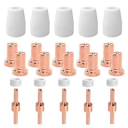 Decoupeur Plasma Parkside Buse Consommables Parkside Tip Buse Plasma Decoupe Electrode Tip Buse Consommable pour Cut 30 40 50 (25 pièces)