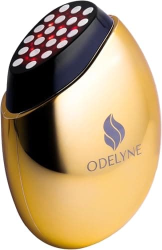 ODELYNE® 2nd Appareil Massage Visage et Appareil Anti Rides, Technologie Avancée de Radiofréquence et Microcourant, Appareil Anti Rides Visage avec Mode Estampage et Thérapie par la Lumière Rouge