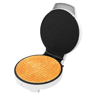 Cecotec Gaufriers Fun Gofrestone Cone. Gaufrier avec finitions en acier inoxydable et 1000 W de puissance, idéal pour préparer des cônes de glace et des gaufres croustillantes.