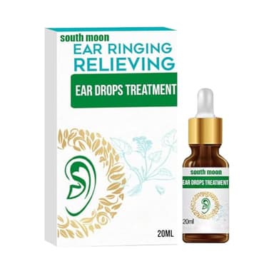 Gouttes Auriculaires pour Acouphènes, 20ml Ear Ringing Treatment Oil Gouttes D'oreille Acouphènes Soulage Les Douleurs Auditives Gouttes pour Soulager Les Acouphènes Traitement Acouphènes