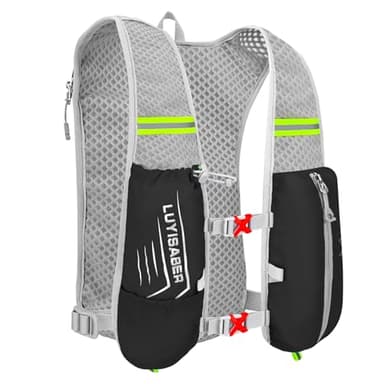Tumeyser Sac à Dos d'hydratation,Gilet Hydratation Running Femme,Gilet Running Sac a Dos Hydratation Adapté au Cyclisme,à la Course à Pied et à d'autres Sports de Plein Air-Noir