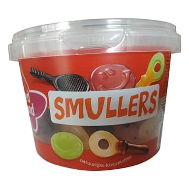 Bonbon gommeux | Red Band | Smullers Wine Gum Mix Fruit Licorice | Poids total 600 grammes
