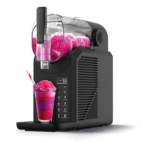 Seeger SuperSlush Machine a Granita, 7-in-1 Slush Machine, Capacité 2L, 7 Programmes Prédéfinis, Granités, Cocktails, Frappés, Milkshakes, Granite, Slushy, Noir, SLFR1BK