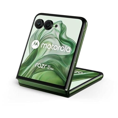 Motorola RAZR 50 Ultra Smartphone, 6,9 Pouces, 12 Go de RAM, 512 Go, Vert Printemps