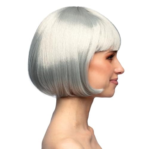 Boland - Perruque cabaret, mi-longue, bob avec franges, cheveux synthétiques, coiffure, fête à thème, carnaval, soirée déguisée, costume