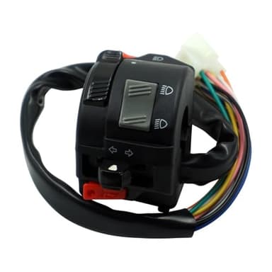 Bouton De Commande Universel pour Guidon Gauche, 7/8 ", 22mm, Phare Antibrouillard, Clignotant Interrupteur de Commande de Moto