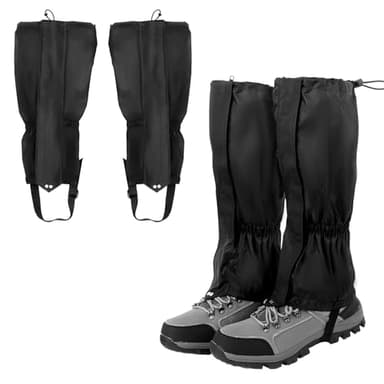 Guêtres d'extérieur, imperméables, guêtres de randonnée, réglables, respirantes, protection des jambes en tissu pour bateau, protection des pantalons et des chaussures contre la neige, la pluie, les