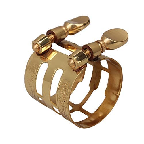 BQLZR Ligature embouchure de saxophone alto doré