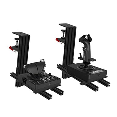 Hikig Lot de 2 Supports de Bureau pour Hotas, Joystick Simulateur de Vol pour Thrustmaster Warthog/ T16000M FCS/TCA/T.Flight, Logitech G X52/ X52 Pro/ X56 HOTAS, Winwing Orion, VKB HOTAS