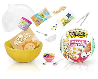 MGA's Miniverse Make It Mini Food - Cafe Series 3 - Minis à Collectionner Dans un Emballage Aveugle Mystère - Jeu en Résine DIY - Réplique d’Aliments, NON COMESTIBLE - Collectionneurs et + de 8 ans