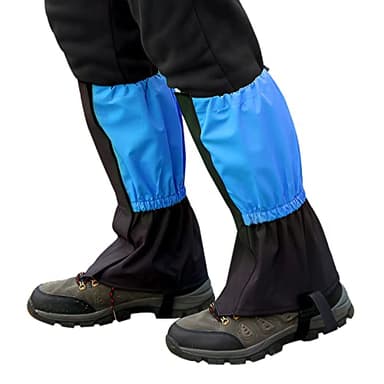TNSLAND Guetre Randonnée Imperméables Femme Homme avec Chauffe-Jambes Réglables pour Escalade Velo Golf Chasse Ski Contre Neige Pluie Boue Vent Sable