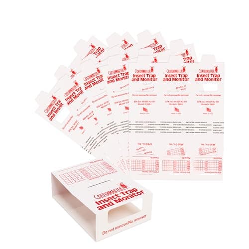 Catchmaster 288i Piège Poissons d'argent | 15x Adhésifs Contre Insectes | Solution Efficace pour Combattre Les Nuisibles | Méthode Efficace Anti-Infestation