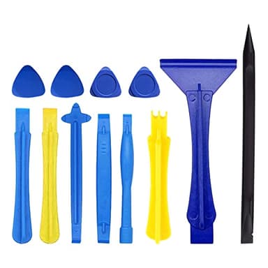 Lot de 12 outils de levier pour ouvrir l'écran - Pour smartphones, tablettes, ordinateurs portables - Entretien - Démontage d'appareils mobiles - En plastique durable - Pour ordinateur portable