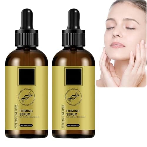 Sérum tenseur instantané pour le visage, sérum anti-rides raffermissant aux polypeptides d'or pour un effet liftant, raffermissant et hydratant, réduisant les rides et ridules (2PCS)