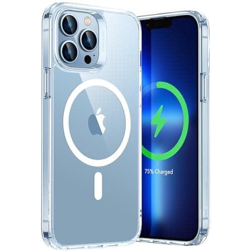 ESR Coque pour iPhone 13 Pro Max, Compatible avec MagSafe, Hybrid Magnétique Case pour iPhone 13 Pro Max avec HaloLock, Protection Antichoc Militaire, Housse Anti-Rayures, Transparent