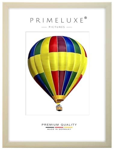 PrimeLuxe Cadre photo en bois 50 x 150 cm (Dimension de l'image) en Érable-Nature | Couleur et taille sélectionnables | pour affiches | Puzzle | collage de photos