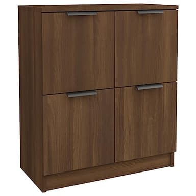 vidaXL Buffet Armoire de Rangement Meuble de Rangement Armoire Latérale Salle de Séjour Salon Intérieur Chêne Marron 60x30x70 cm Bois d'Ingénierie