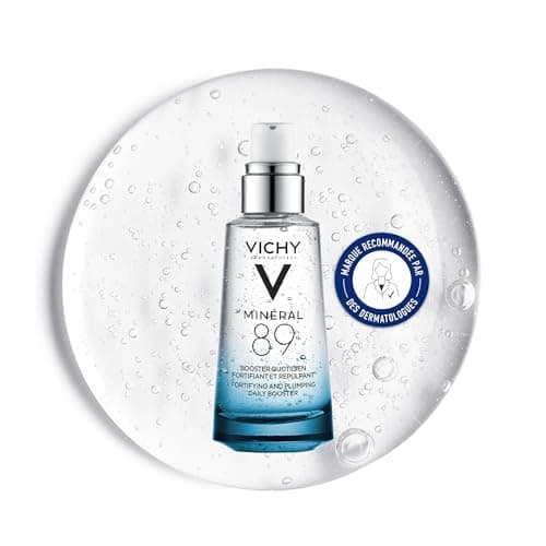 Vichy, Minéral 89, Sérum Booster Visage, Fortifie & Repulpe, Enrichi en Acide Hyaluronique & Eau Volcanique, Pour Tous Types de Peau, 50 ml
