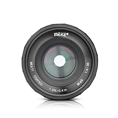 Meike MK-35mm F/1.4 Manual Focus Large Aperture Lens Compatible with Olympus Panasonic Micro Four Thirds M4/3 System Mirrorless Camera