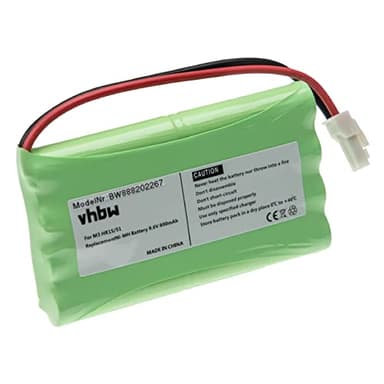 vhbw Batterie Compatible avec Somfy GDK 700, 3000, 4000 motorisation de Porte ou Portail (800mAh, 9,6V, NiMH)