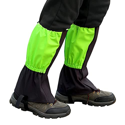 HENGBIRD 1 Paire de Guêtres de randonnée imperméables en Plein air, Accessoires de randonnée Guêtres d'extérieur pour Homme et Femme, guêtres imperméables, Guêtres pour la randonnée/l'escalade