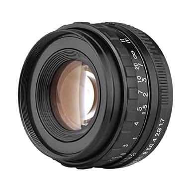 HUIOP 50mm F1.7 Objectif de caméra à Grande Ouverture Mise au Point Manuelle Prime Lens PK Mount Remplacement pour Pentax K1 / K-1 Mark II Full Frame Cameras