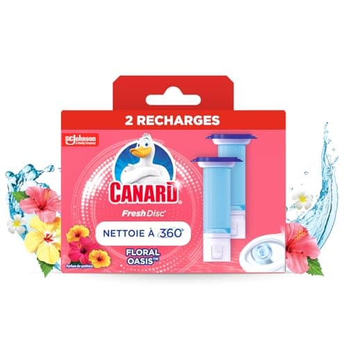 Canard WC Fresh Disc Recharges Floral Oasis - 2 Recharges