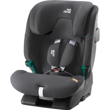 BRITAX RÖMER Siège Auto ADVANSAFIX 2 Z-LINE, Évolutif avec Fixation ISOFIX, enfant de 76 à 150 cm (Groupe 1/2/3) de 15 mois à 12 ans, Midnight Grey